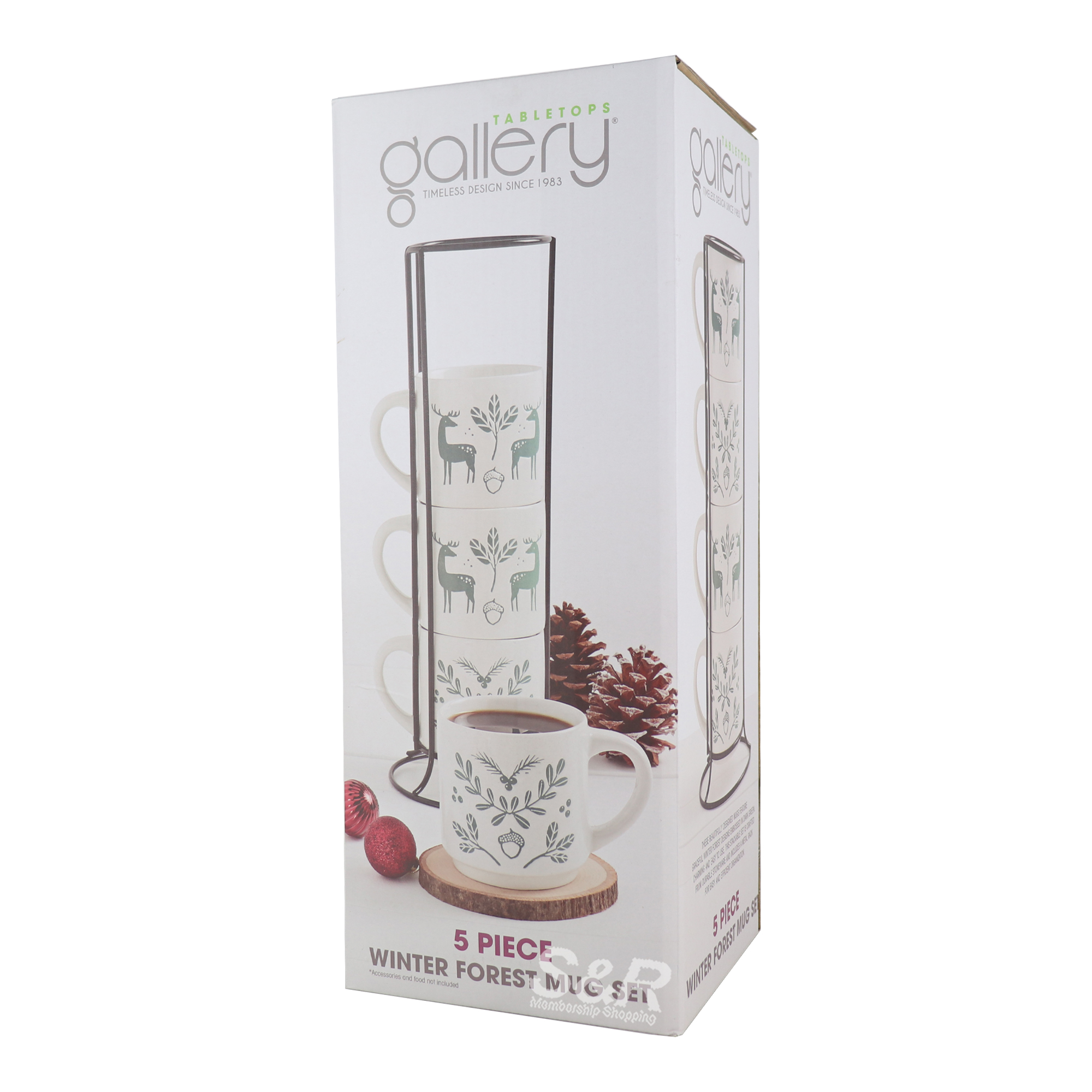 Gallery Winter Forest Mug 5pcs Gallery Winter Forest Mug 5pcs